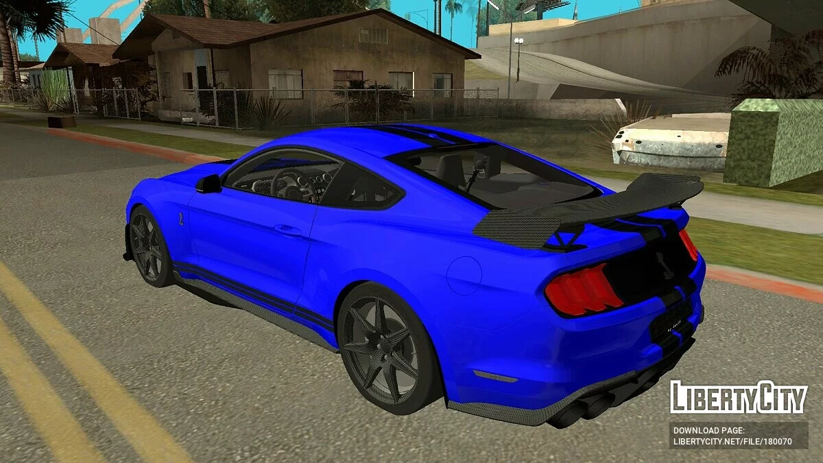 Ford Mustang Shelby GT500 2020 / GTA San Andreas (iOS, Android)