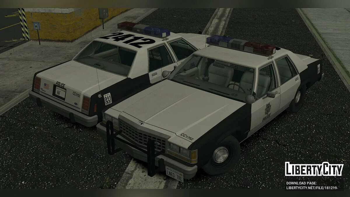 Сборник полицейских машин Ford LTD Crown Victoria '87 / GTA San Andreas (iOS, Android)