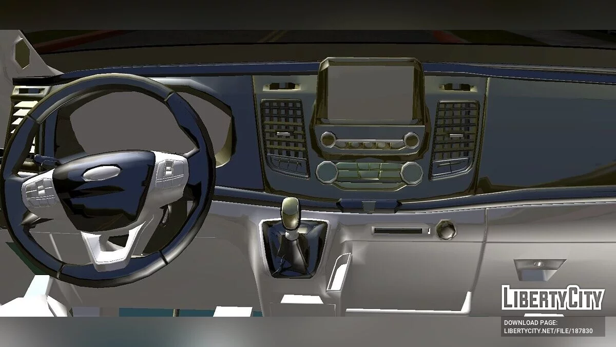 Ford Transit 2021 (только DFF) / GTA San Andreas (iOS, Android)