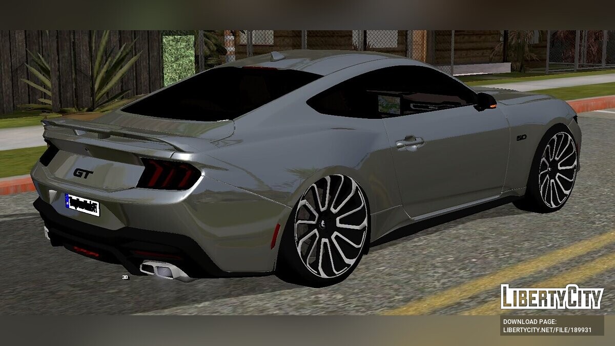 Скачать Ford Mustang GT 2024 (только DFF) для GTA San Andreas (iOS, Android)