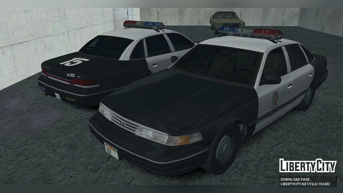 Ford Crown Victoria 1994 LAPD / GTA San Andreas (iOS, Android)