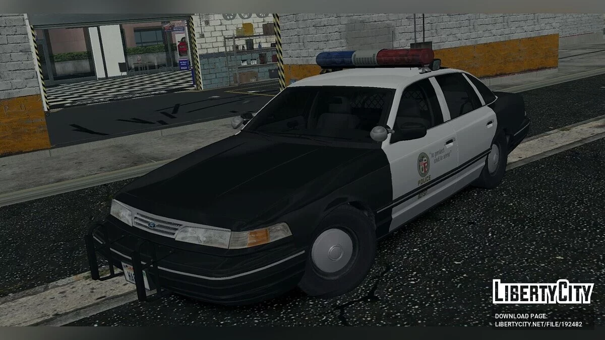 Ford Crown Victoria 1994 LAPD / GTA San Andreas (iOS, Android)