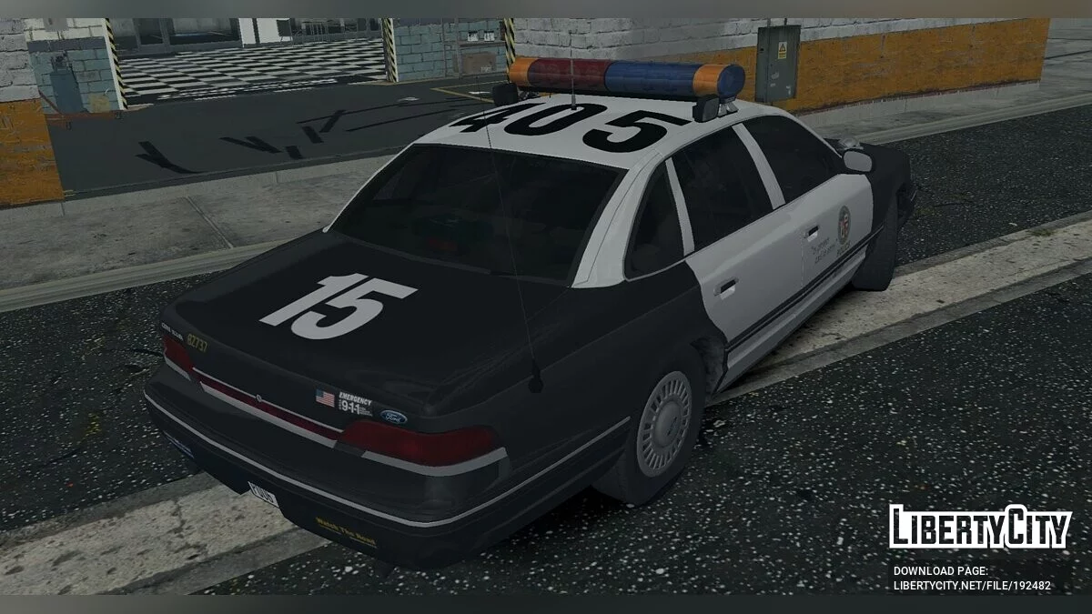 Ford Crown Victoria 1994 LAPD / GTA San Andreas (iOS, Android)