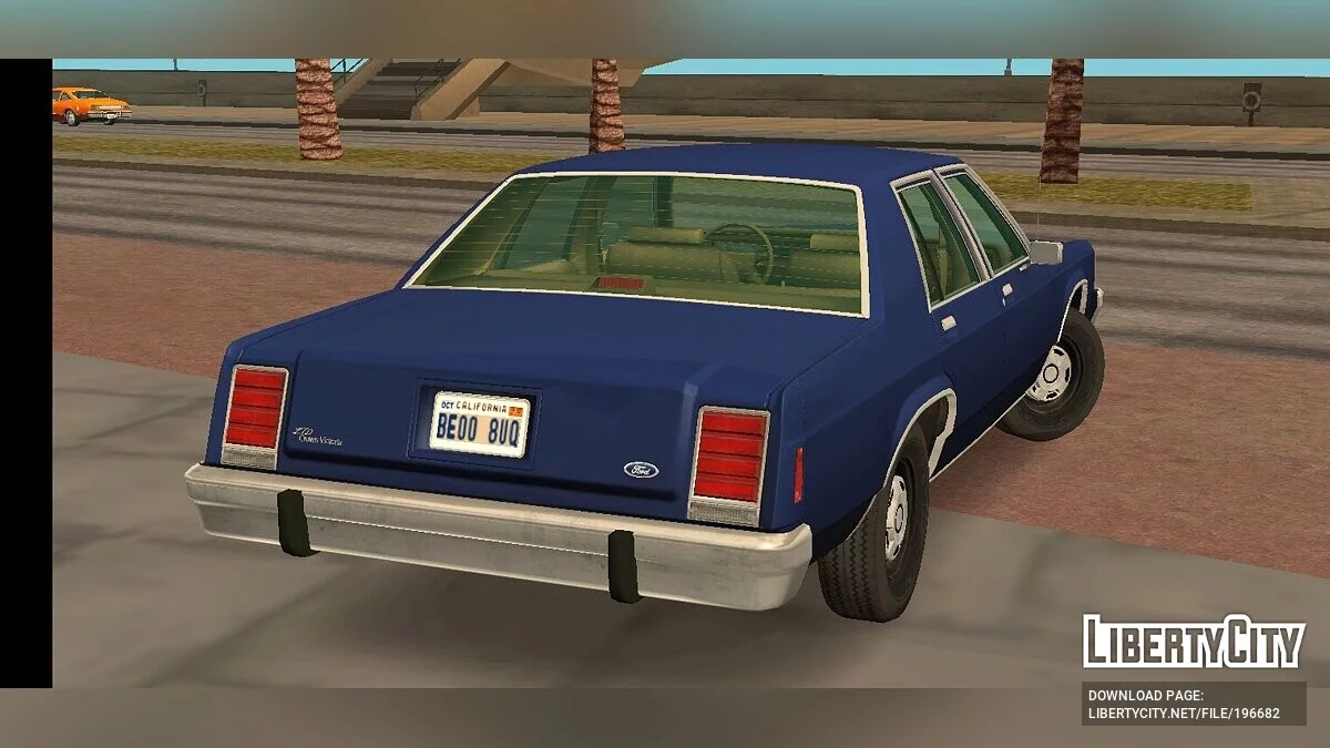 Ford LTD Crown Victoria 1987 Unmarked / GTA San Andreas (iOS, Android)
