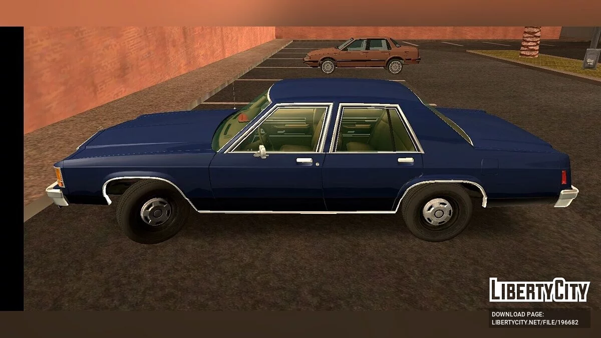 Ford LTD Crown Victoria 1987 Unmarked / GTA San Andreas (iOS, Android)