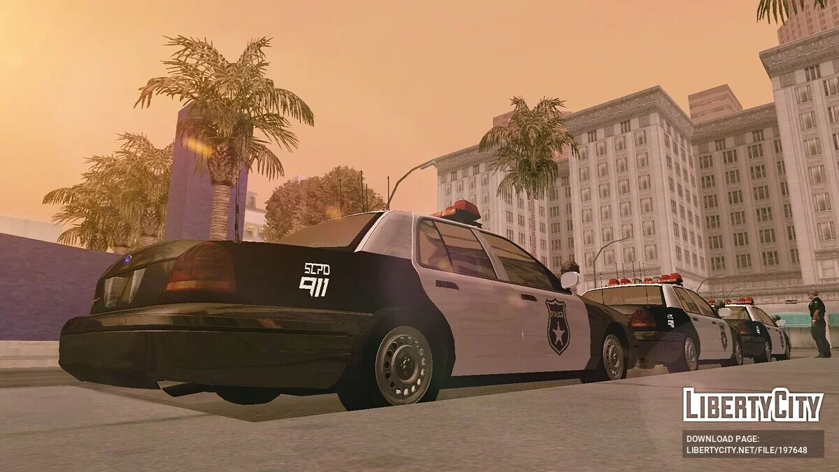 Ford Crown Victoria Полицейская (только DFF) / GTA San Andreas (iOS, Android)