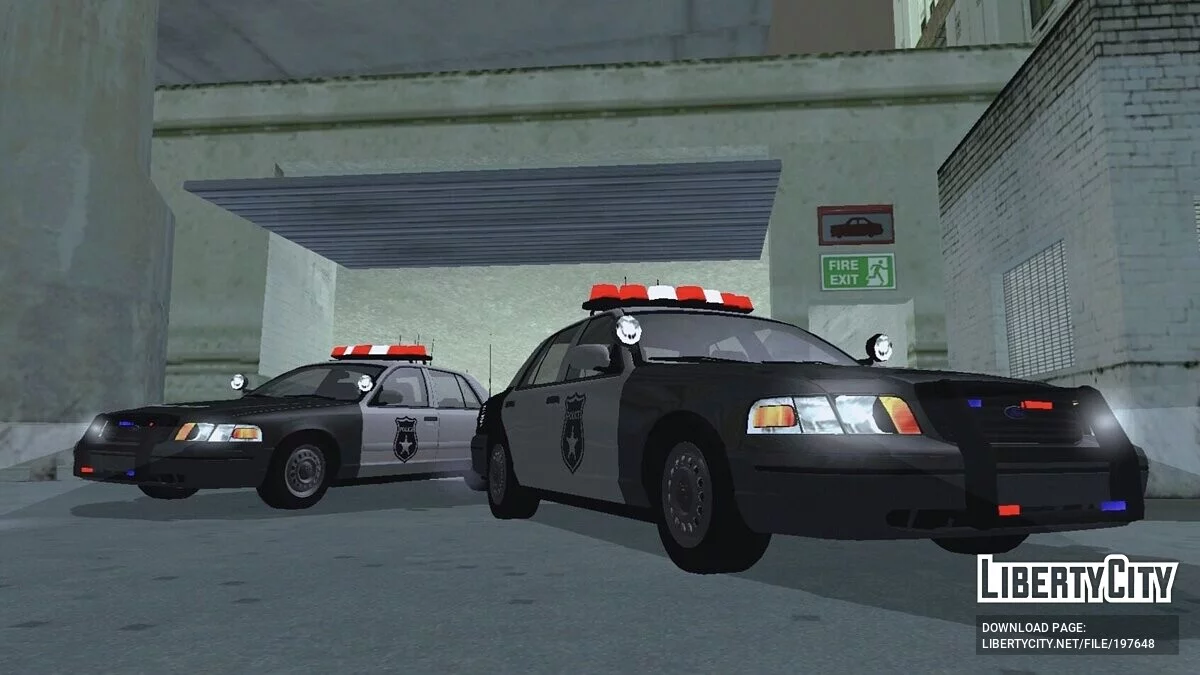 Ford Crown Victoria Полицейская (только DFF) / GTA San Andreas (iOS, Android)