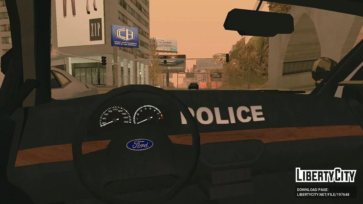 Ford Crown Victoria Полицейская (только DFF) / GTA San Andreas (iOS, Android)