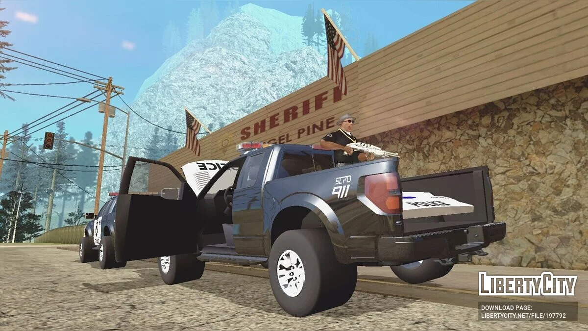 Ford F-150 SVT RAPTOR Полиция / GTA San Andreas (iOS, Android)