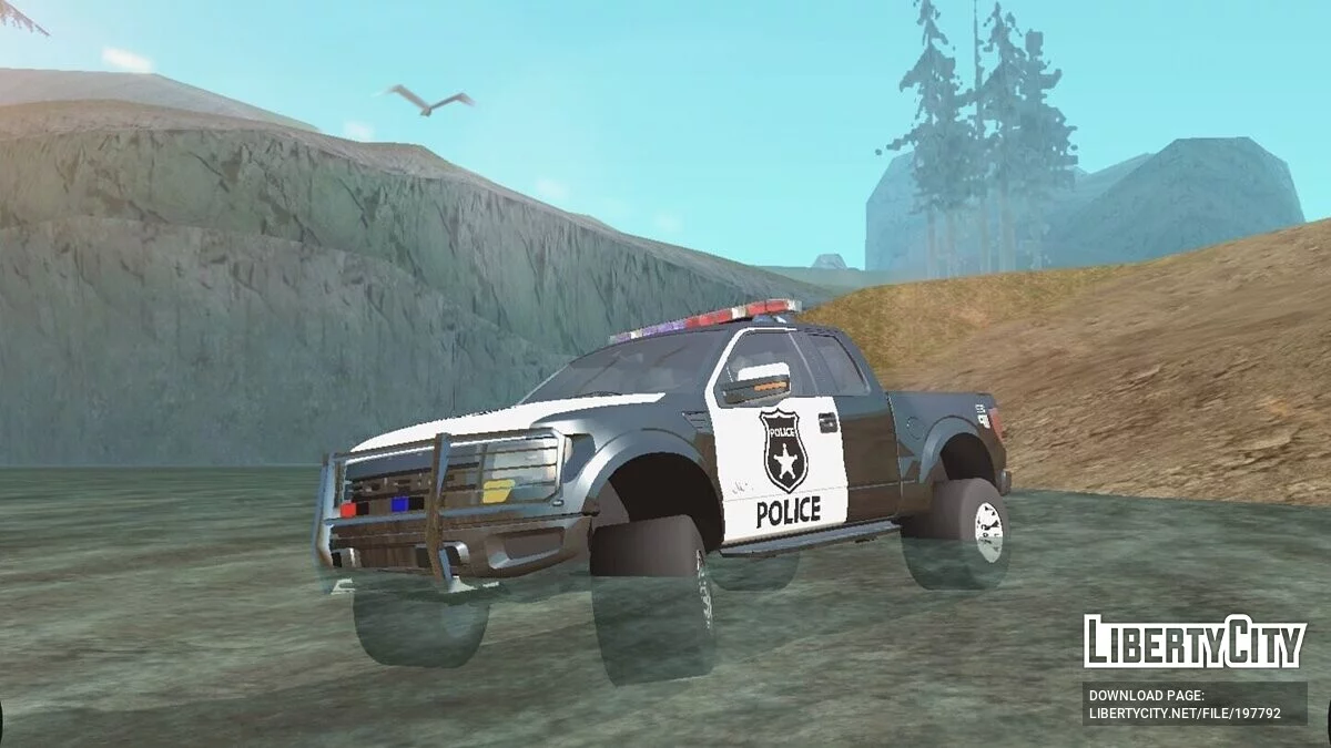 Ford F-150 SVT RAPTOR Полиция / GTA San Andreas (iOS, Android)