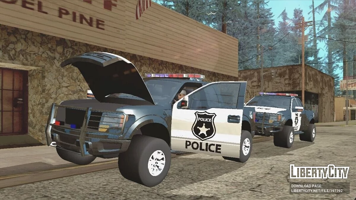 Ford F-150 SVT RAPTOR Полиция / GTA San Andreas (iOS, Android)
