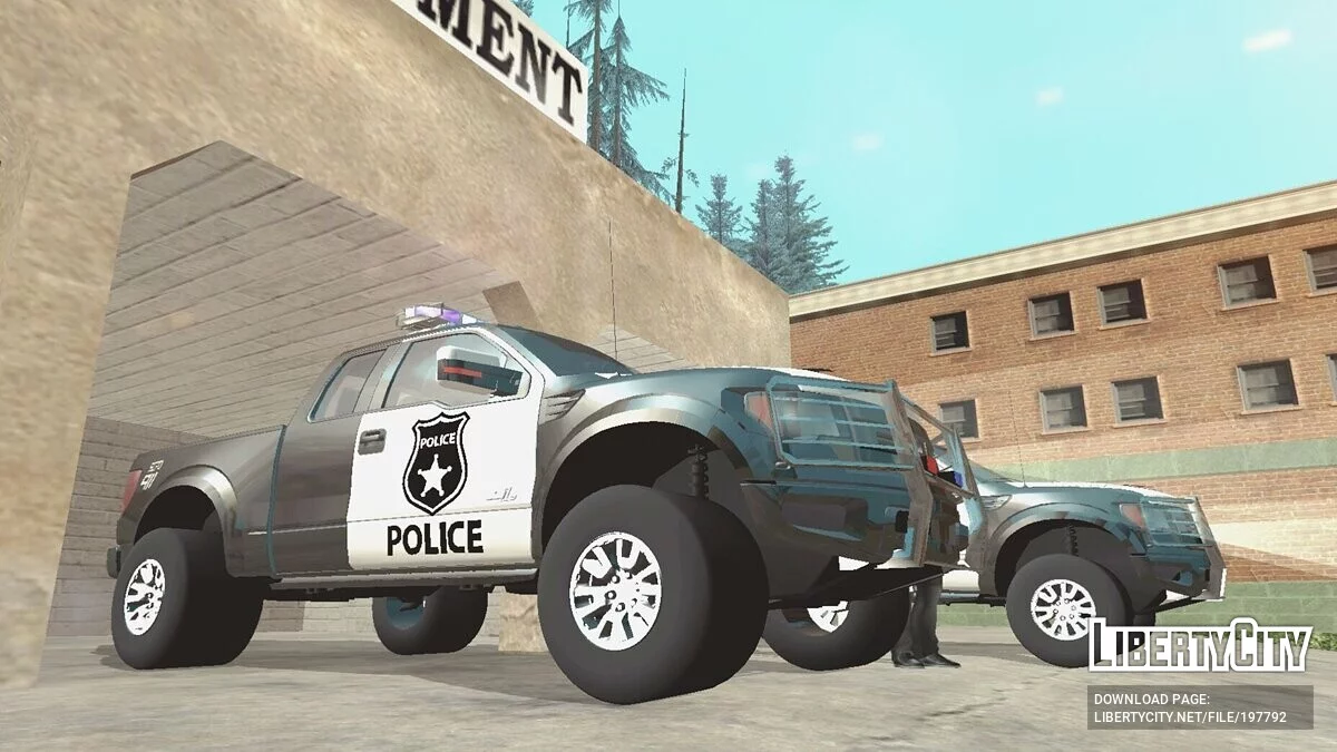 Ford F-150 SVT RAPTOR Полиция / GTA San Andreas (iOS, Android)