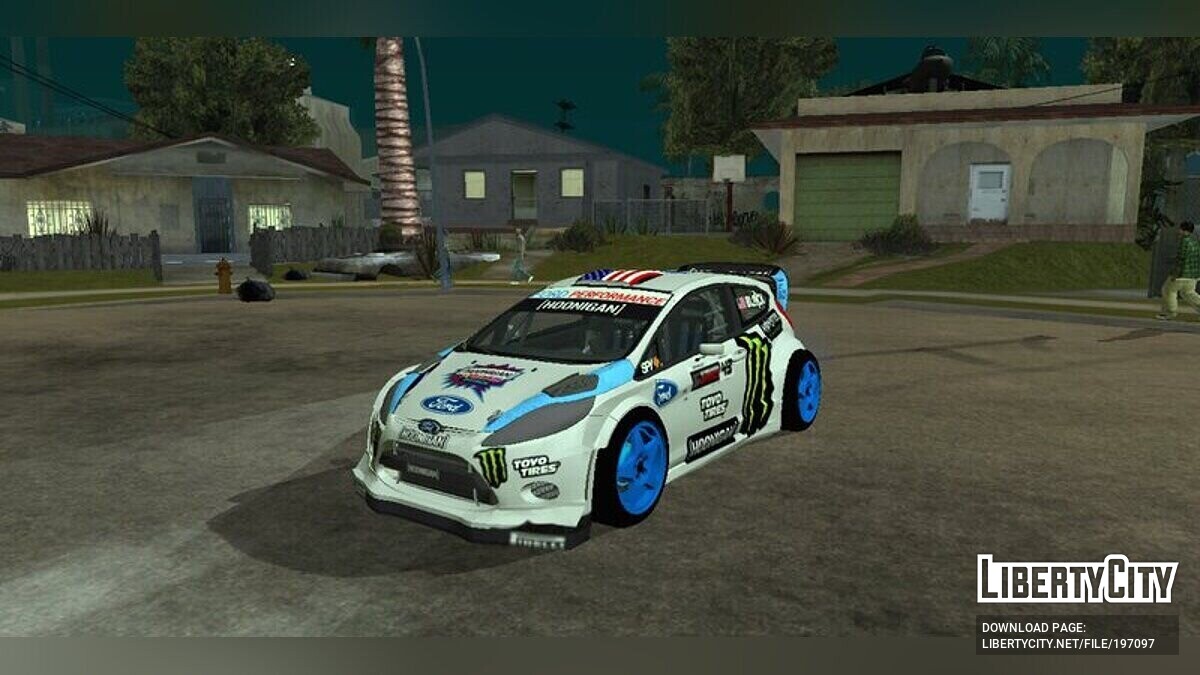 Скачать Ford Fiesta RS Ken Block Tribute для GTA San Andreas (iOS, Android)