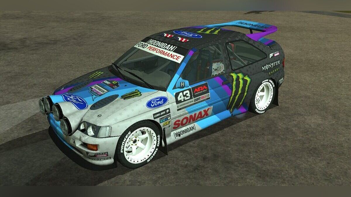 Скачать Ford Escort Cosworth Ken Block для GTA San Andreas (iOS, Android)