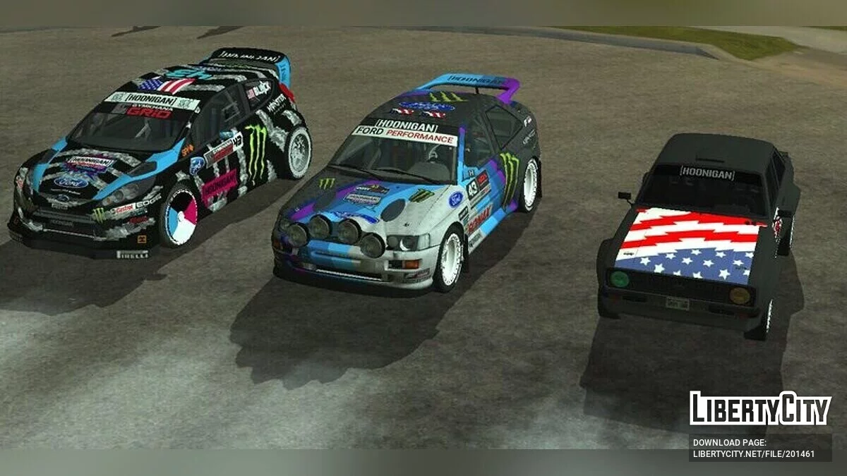 Ford Escort Cosworth Ken Block / GTA San Andreas (iOS, Android)