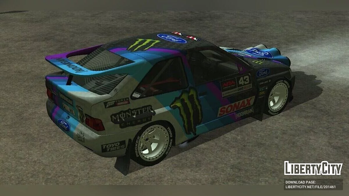 Ford Escort Cosworth Ken Block / GTA San Andreas (iOS, Android)
