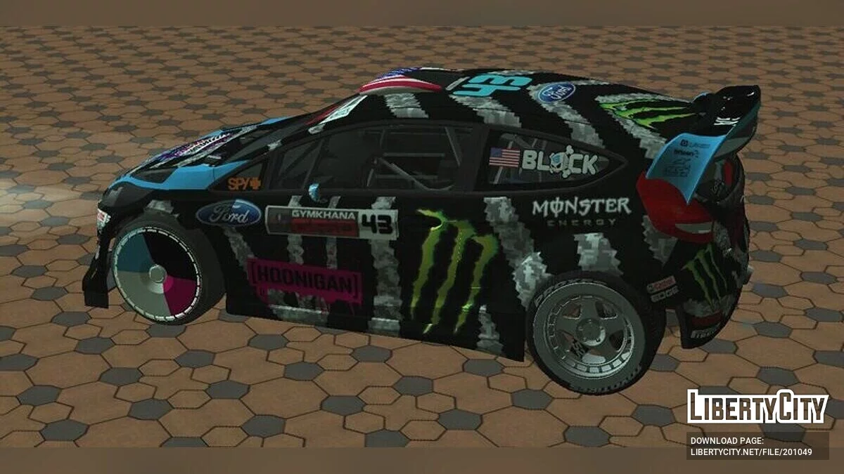 Ford Fiesta RS Ken Block Gymkhana GRiD 2014 / GTA San Andreas (iOS, Android)