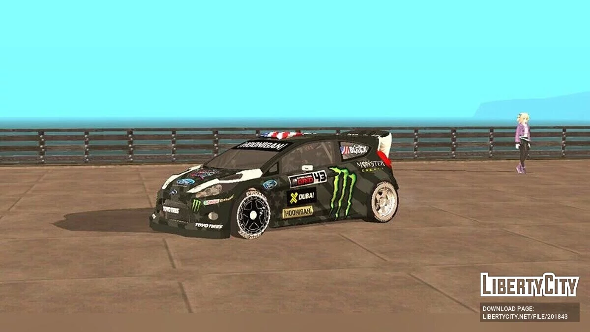 Ford Fiesta ST RX43 GYMKHANA 8 V3 KEN BLOCK / GTA San Andreas (iOS, Android)