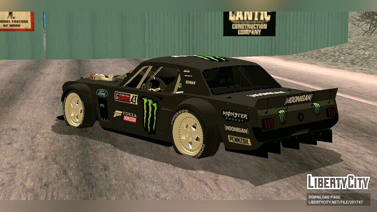 Скачать Ford Mustang (HOONICORN) Ken Block Gymkhana 10 для GTA San Andreas  (iOS, Android)