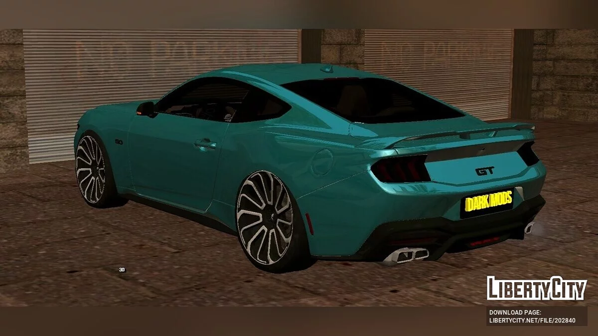 Ford Mustang 2024 (только DFF) / GTA San Andreas (iOS, Android)