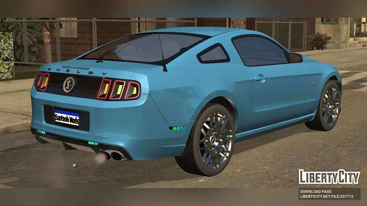 2014 Ford Mustang Shelby Super Snake (только DFF) / GTA San Andreas (iOS, Android)
