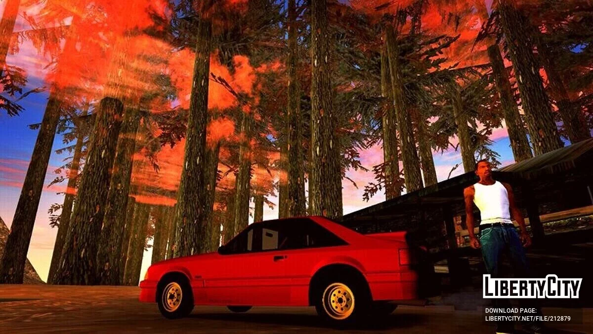 1993 Ford Mustang Foxbody / GTA San Andreas (iOS, Android)