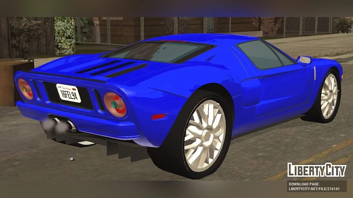 Ford GT '05 - (Только DFF) / GTA San Andreas (iOS, Android)