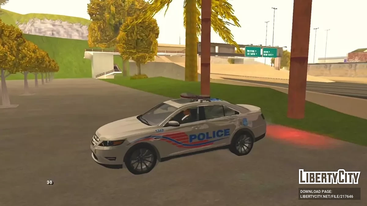 Ford Taurus D.C. Metropolitan Police / GTA San Andreas (iOS, Android)