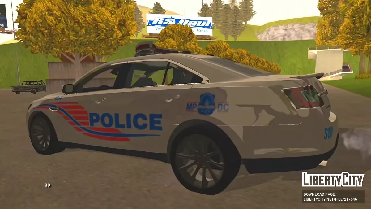 Ford Taurus D.C. Metropolitan Police / GTA San Andreas (iOS, Android)