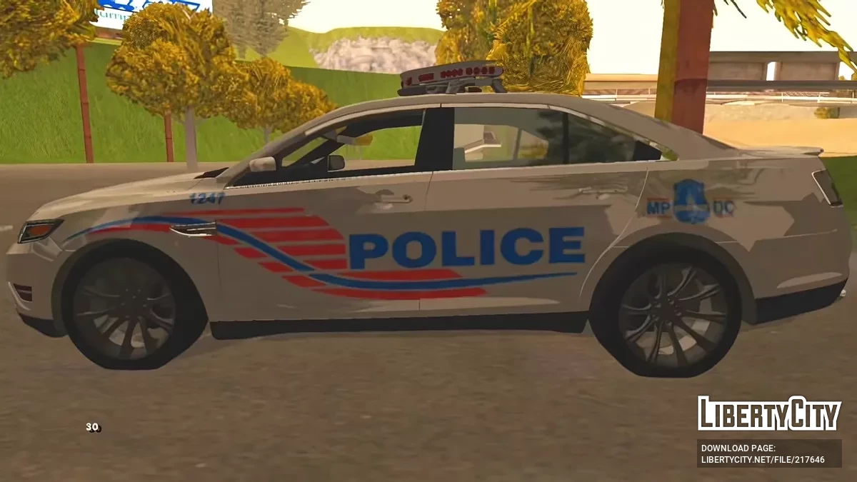 Ford Taurus D.C. Metropolitan Police / GTA San Andreas (iOS, Android)