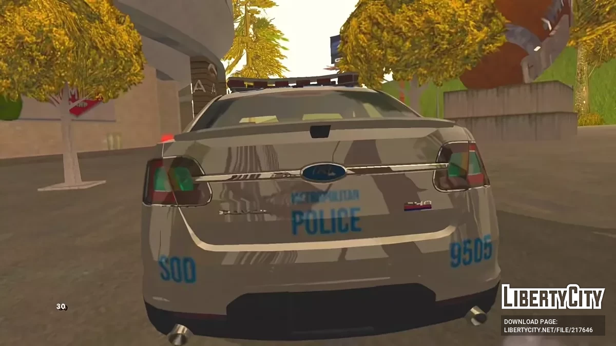 Ford Taurus D.C. Metropolitan Police / GTA San Andreas (iOS, Android)