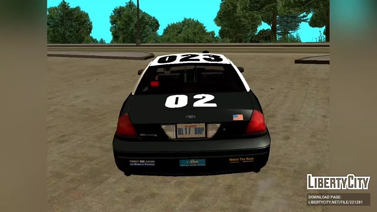 Ford Crown Victoria LSPD Slicktop / GTA San Andreas (iOS, Android)
