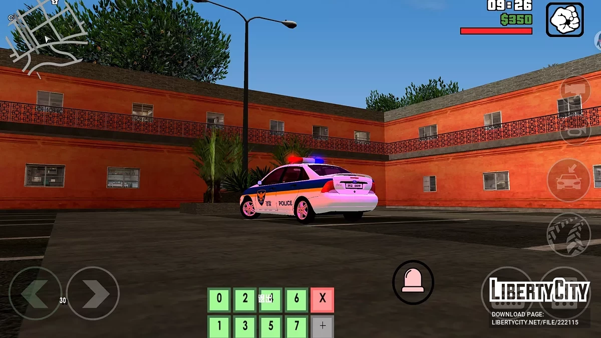 2011 Ford Focus Korean Police / GTA San Andreas (iOS, Android)