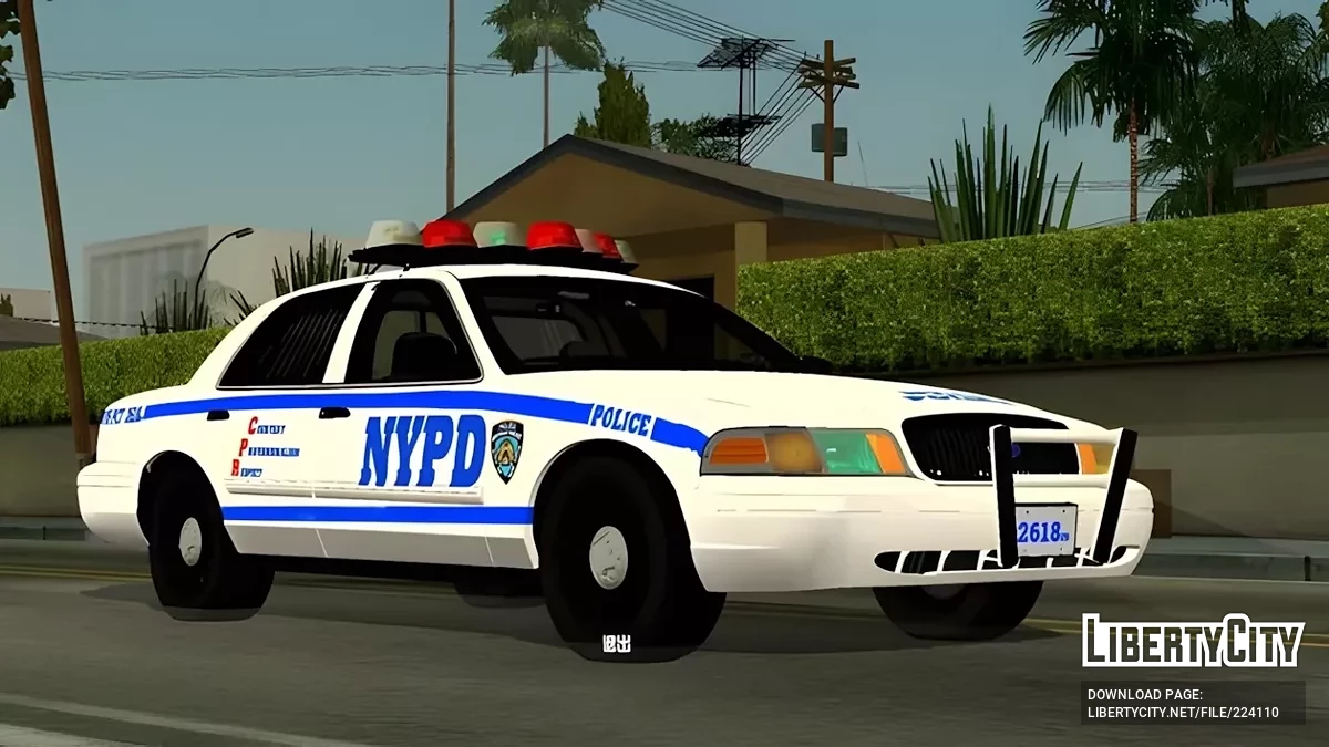 2011 Ford Crown Vic NYPD / GTA San Andreas (iOS, Android)