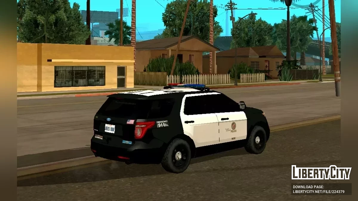 Ford Explorer 2011 LAPD AVS / GTA San Andreas (iOS, Android)