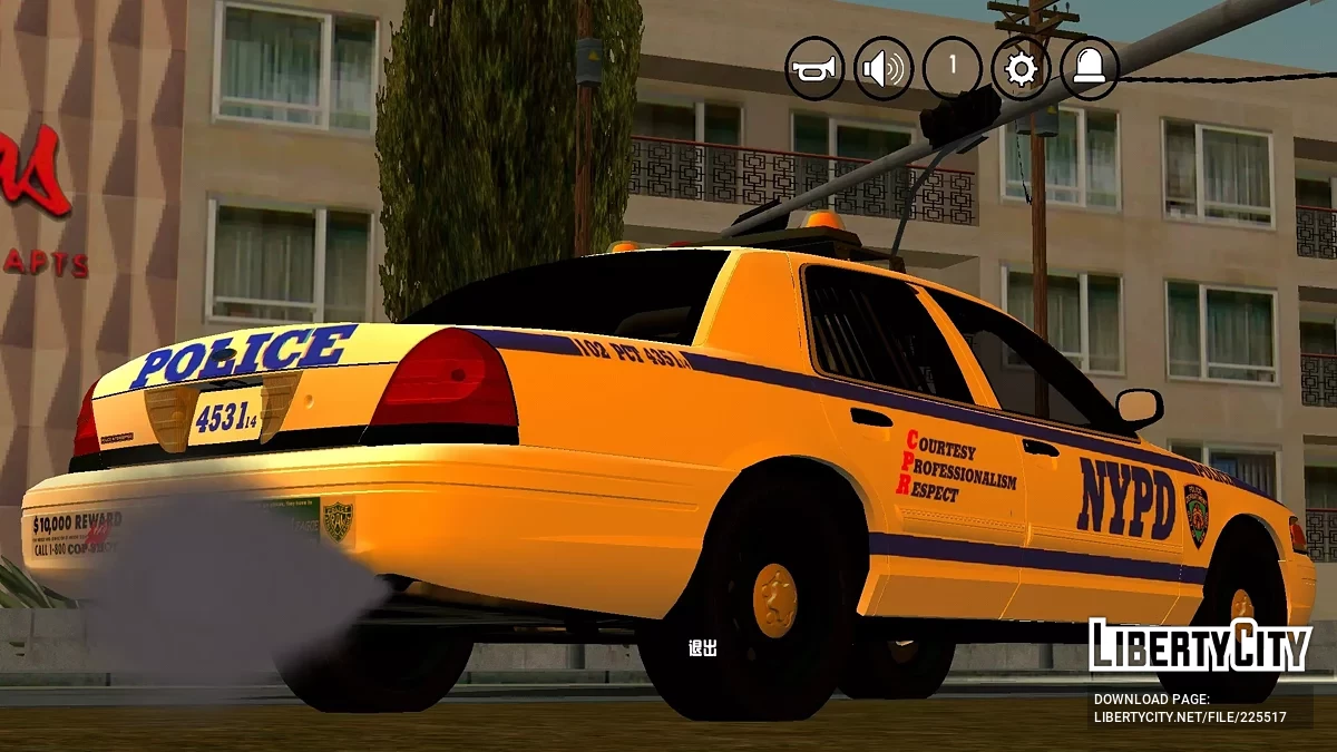 [NYPD] 2014 Ford Crown Victoria / GTA San Andreas (iOS, Android)
