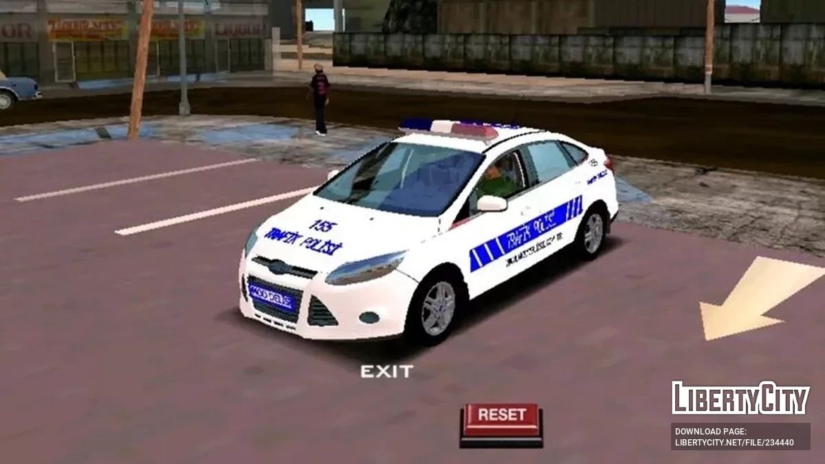 2012 Ford Focus Sedan Turkish Traffic Police / GTA San Andreas (iOS, Android)