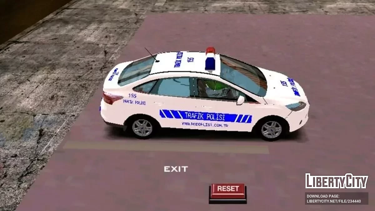 2012 Ford Focus Sedan Turkish Traffic Police / GTA San Andreas (iOS, Android)