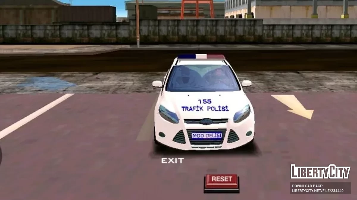 2012 Ford Focus Sedan Turkish Traffic Police / GTA San Andreas (iOS, Android)