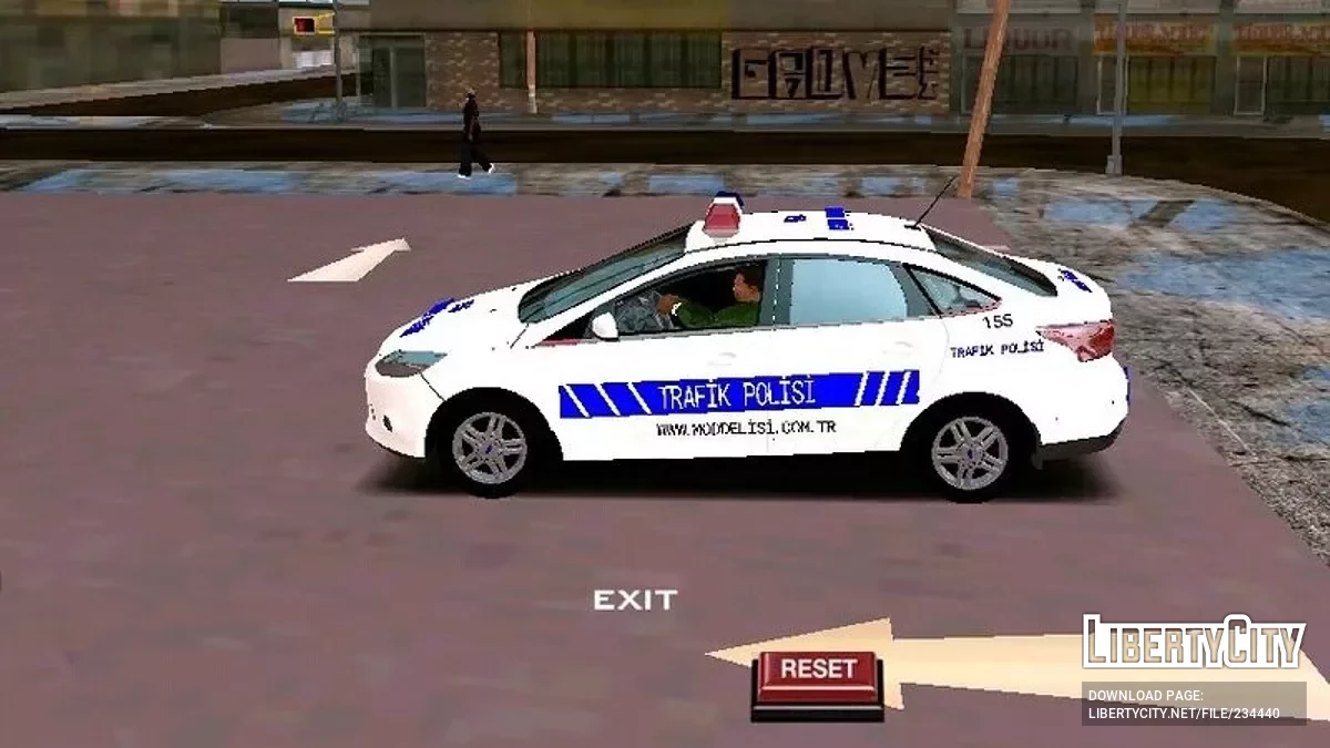 2012 Ford Focus Sedan Turkish Traffic Police / GTA San Andreas (iOS, Android)