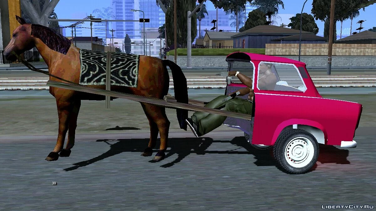 Trabant + Horse / GTA San Andreas (iOS, Android)