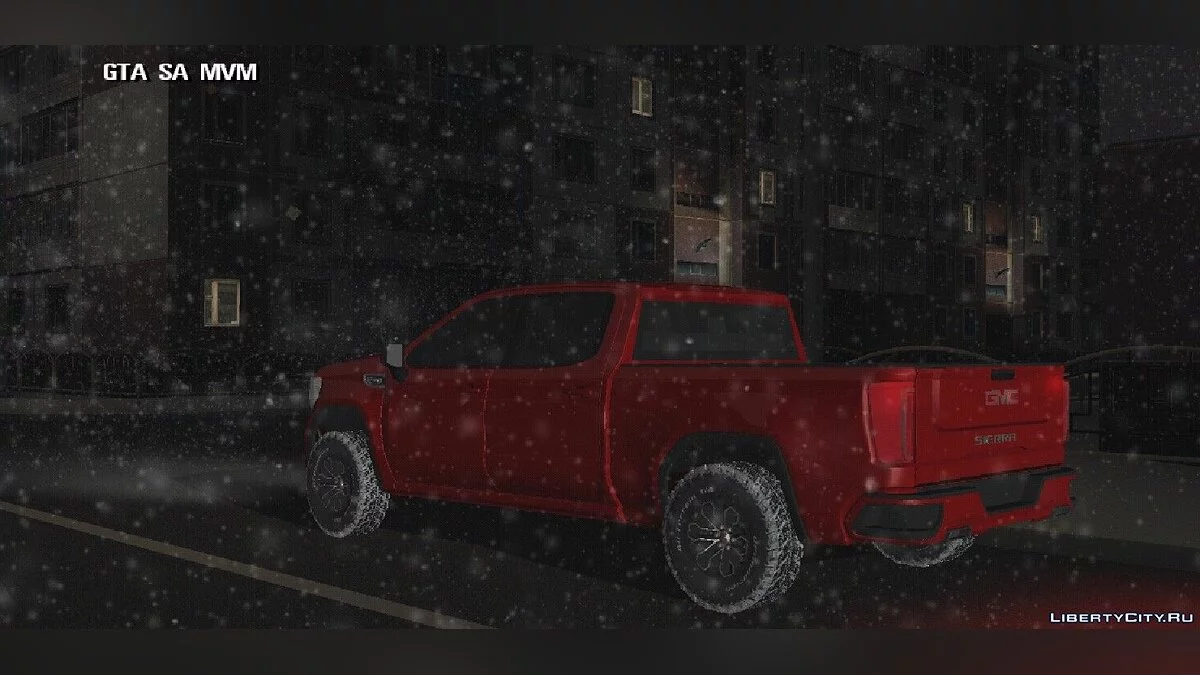 GMC Sierra 2019 — зимняя версия / GTA San Andreas (iOS, Android)
