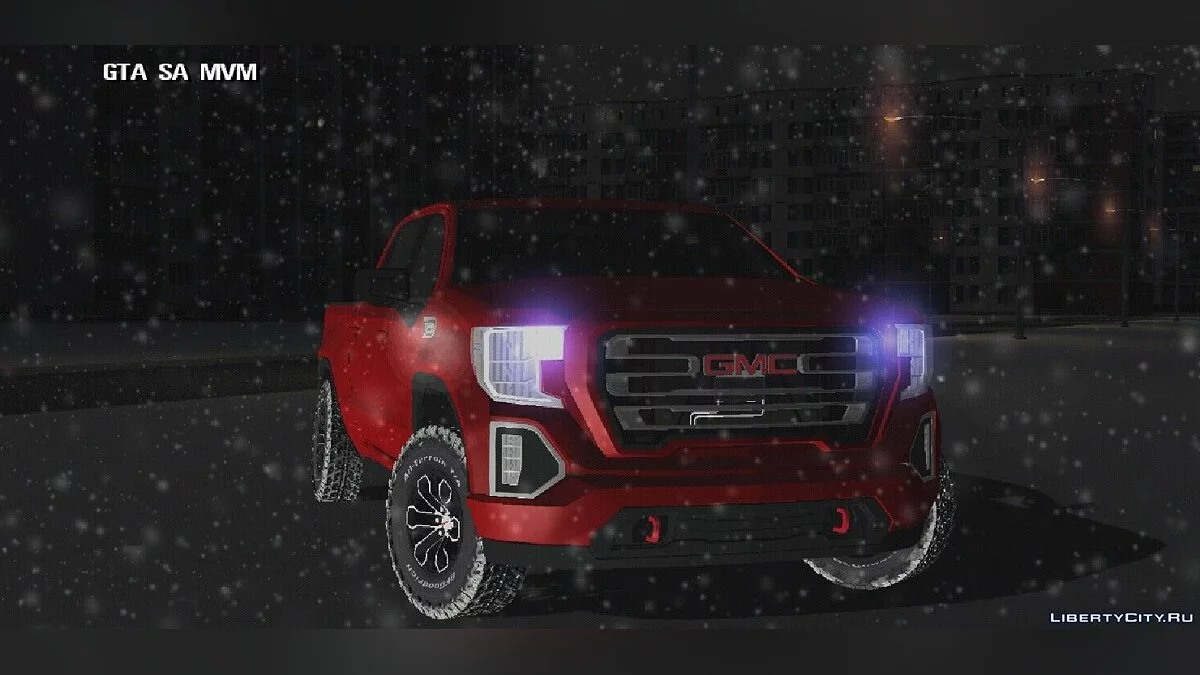 GMC Sierra 2019 — зимняя версия / GTA San Andreas (iOS, Android)