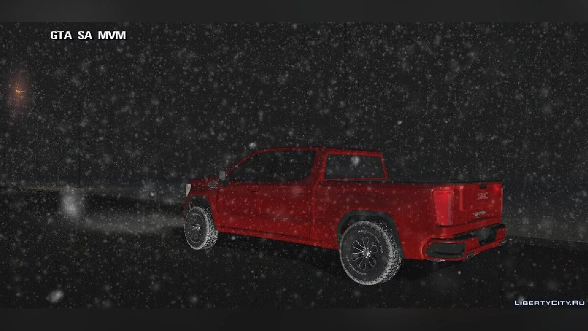 GMC Sierra 2019 — зимняя версия / GTA San Andreas (iOS, Android)