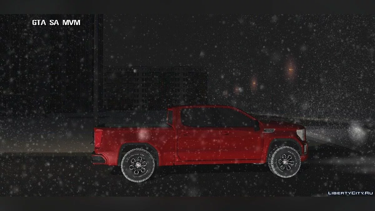 GMC Sierra 2019 — зимняя версия / GTA San Andreas (iOS, Android)