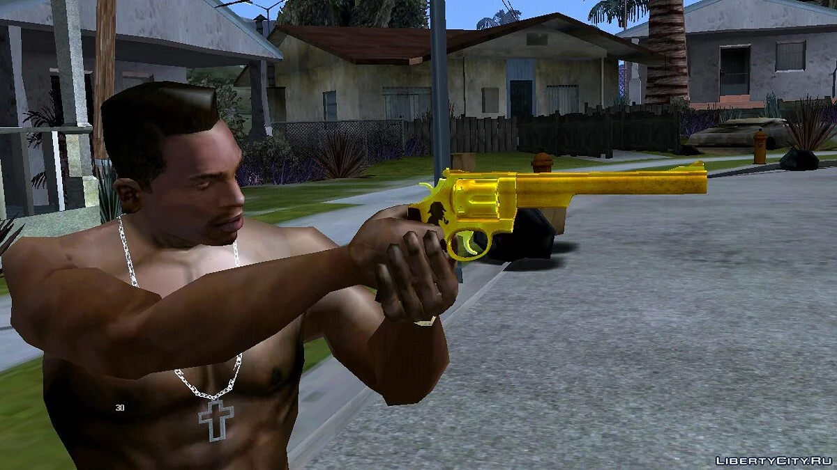 Золотой револьвер / GTA San Andreas (iOS, Android)