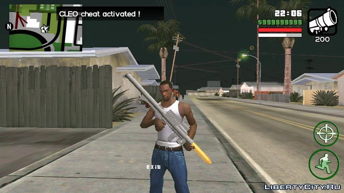 Гранатомет из GTA 5 / GTA San Andreas (iOS, Android)