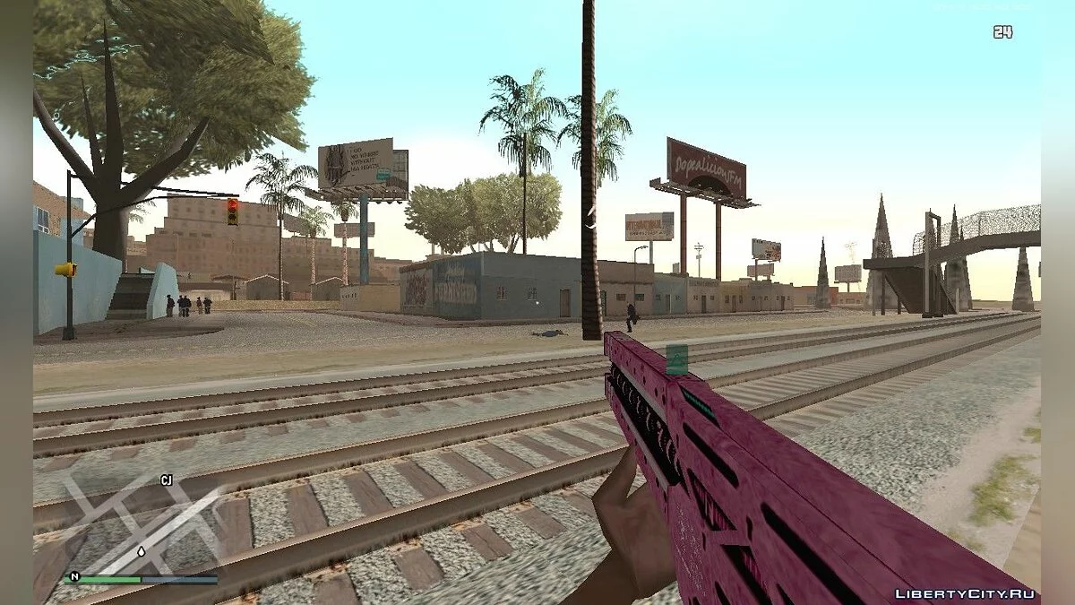 Рельсотрон из GTA 5 / GTA San Andreas (iOS, Android)
