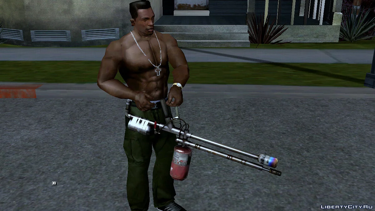 Качественный огнемет / GTA San Andreas (iOS, Android)