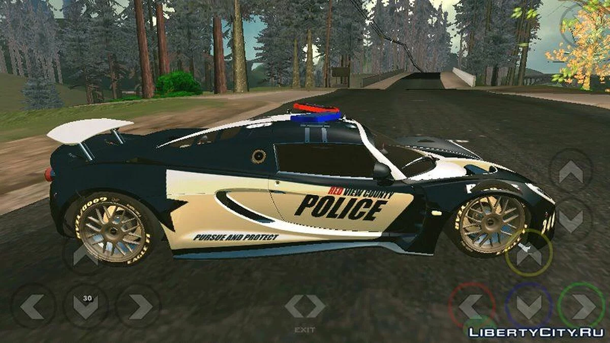 Hennessey Venom Gt Police / GTA San Andreas (iOS, Android)